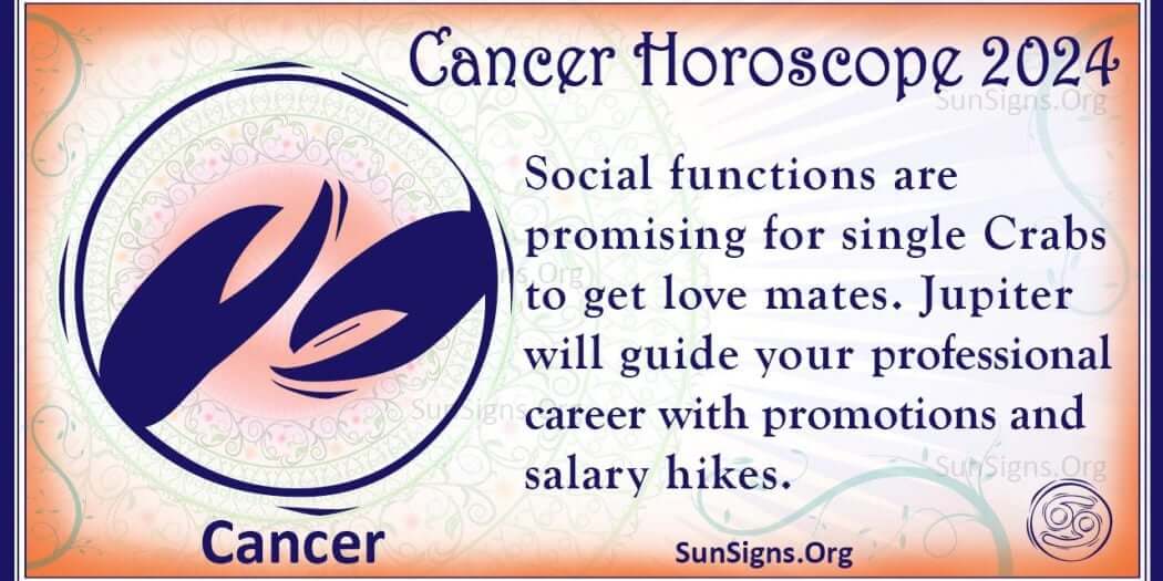 Cancer Horoscope 2024 Get Your Predictions Now!