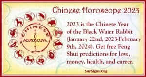 Chinese Horoscope 2023 - The Year Of The Black Water Rabbit