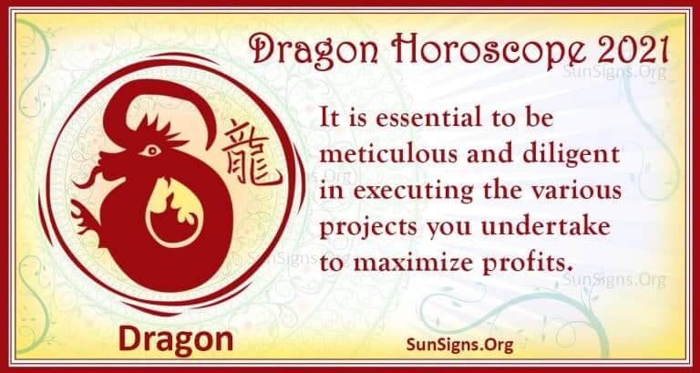 Dragon Horoscope 2021 - Luck And Feng Shui Predictions! - SunSigns.Org