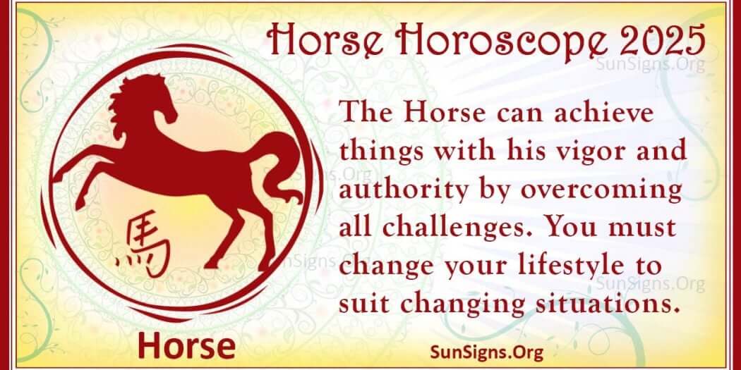 Horse Horoscope 2025 Luck and Feng Shui Predictions!