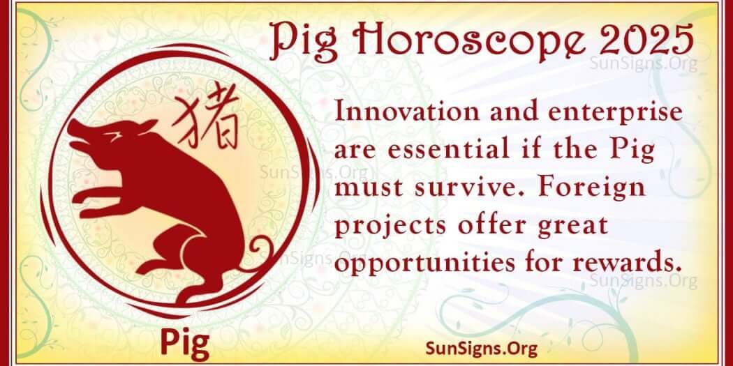 Pig Horoscope 2025 Luck and Feng Shui Predictions!