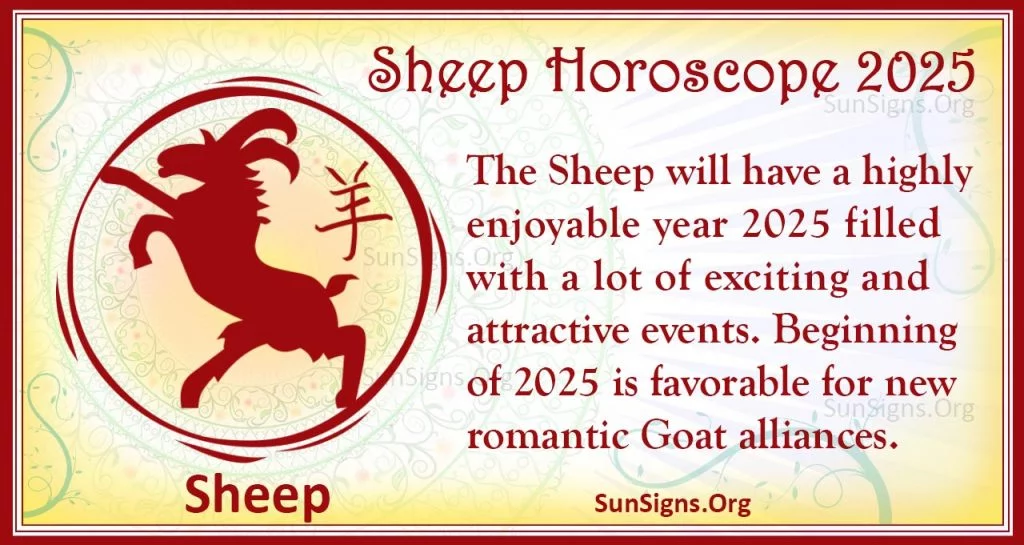 sheep chinese horoscope 2025