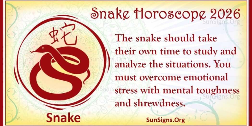 Snake Horoscope 2026 Luck And Feng Shui Predictions!