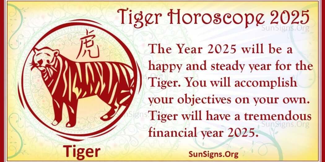 Tiger Horoscope 2025 Luck And Feng Shui Predictions!