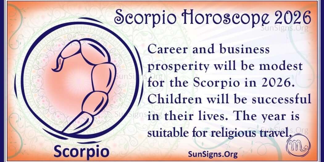 Scorpio Horoscope 2026 Get Your Predictions Now!