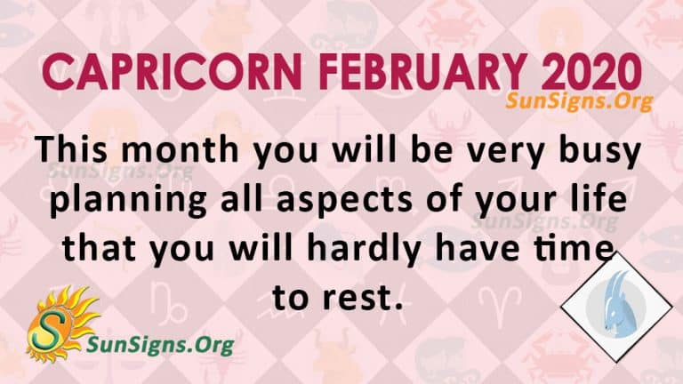 Capricorn February 2020 Monthly Horoscope Predictions Sunsignsorg 7131