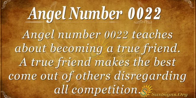 angel number 0022