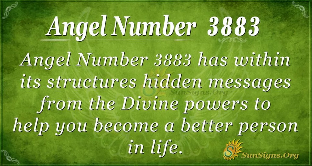 angel number 3883