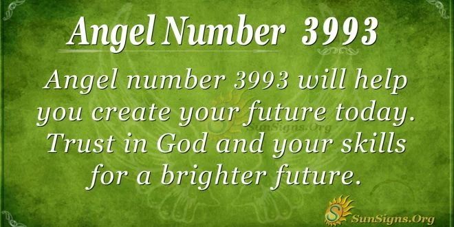 angel number 3993