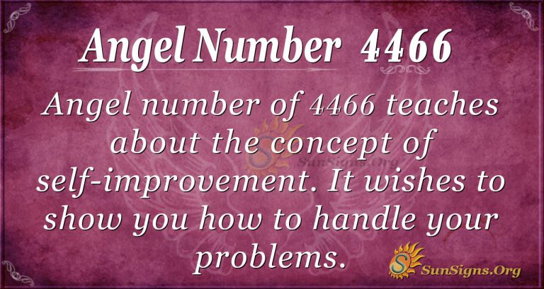 Angel Number 4466 Meaning: Refining Your Personality - SunSigns.Org