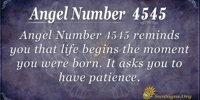 angel number 4545