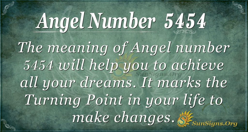 angel number 5454