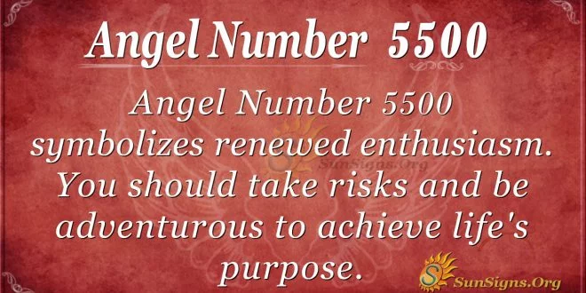 angel number 5500