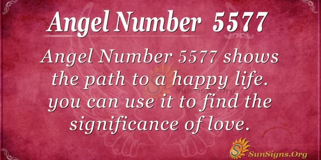 angel number 5577