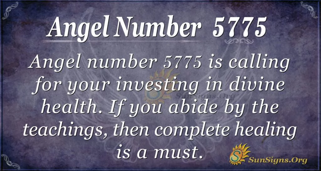 angel number 5775