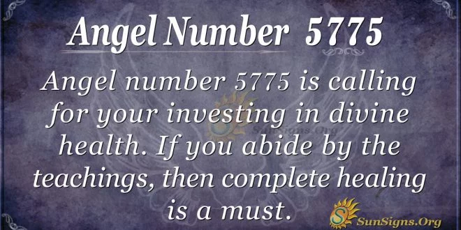 angel number 5775