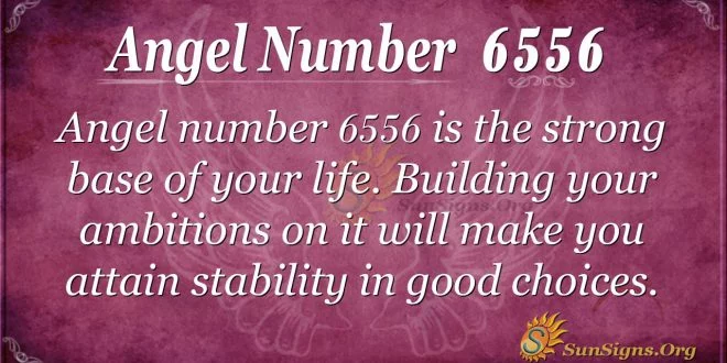 angel number 6556