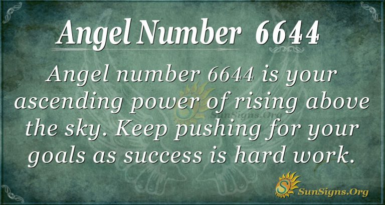 Angel Number 6644 Meaning: Success Is Hard Work - Sunsigns.org