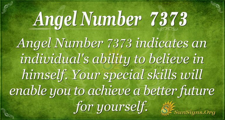 Angel Number 7373 Meaning: The Powerful Sway Of The Universe - Sunsigns.org