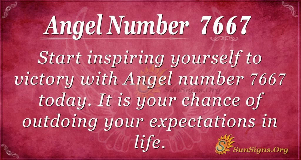 angel number 7667
