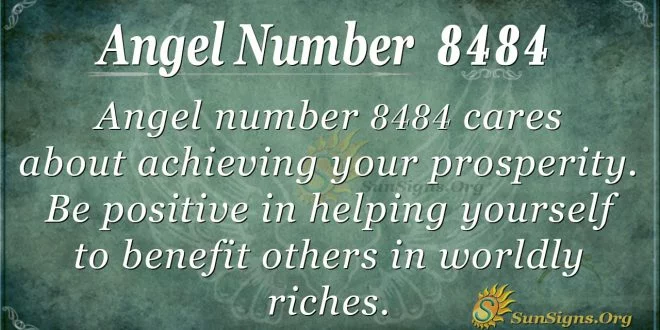 angel number 8484
