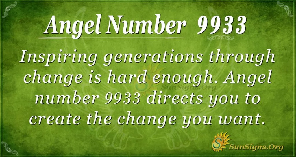 angel number 9933
