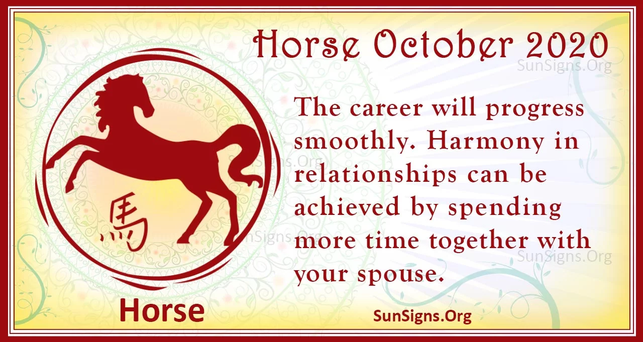 horse october 2020