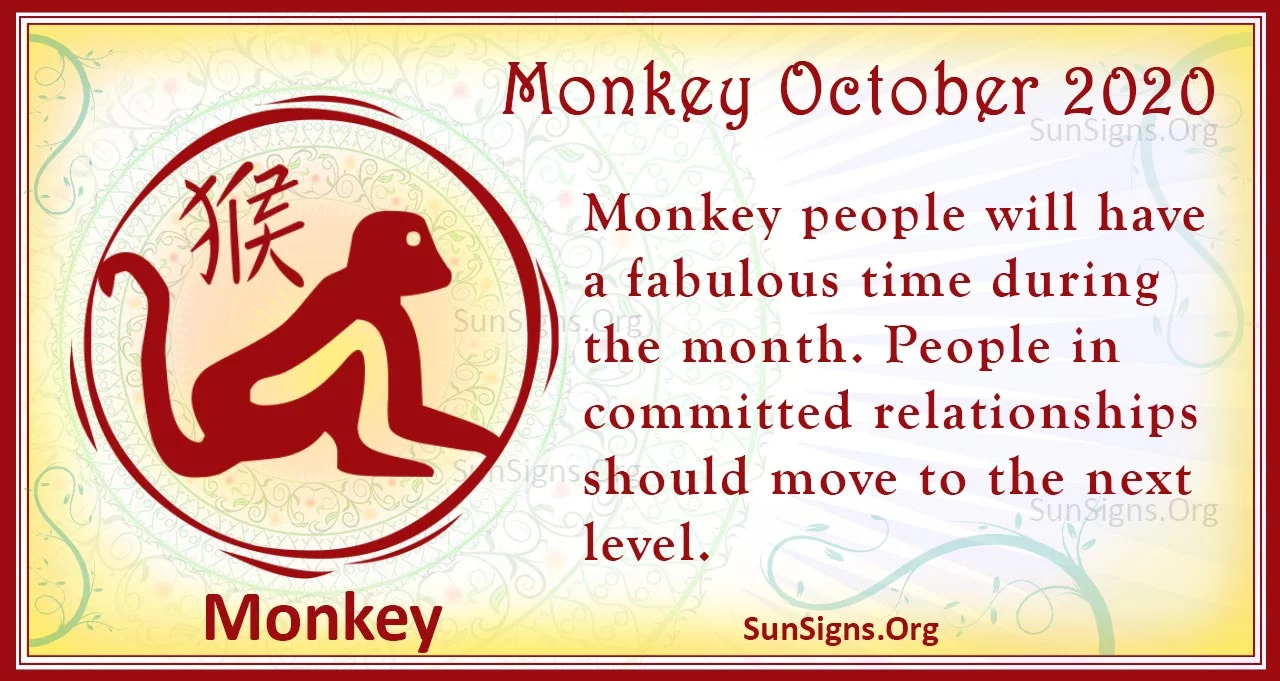 monkey october 2020