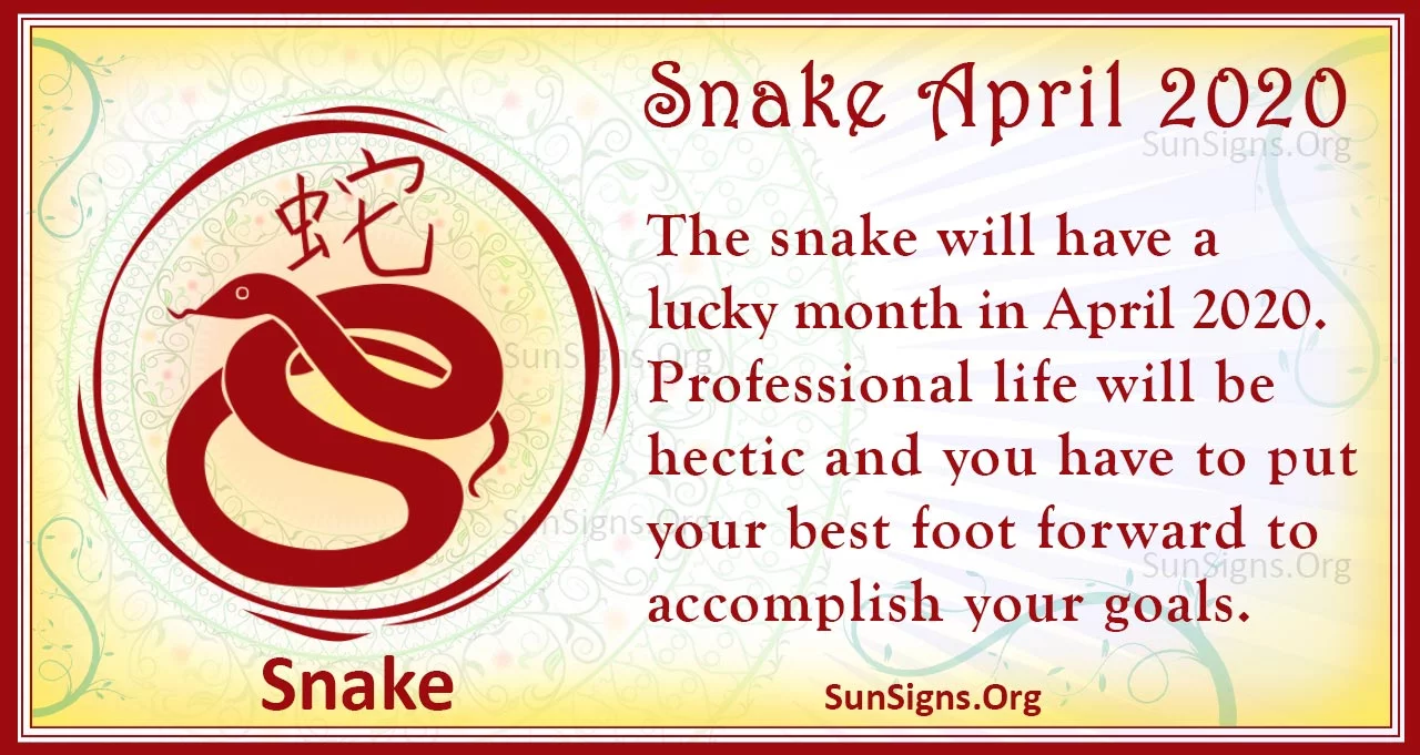 snake april 2020