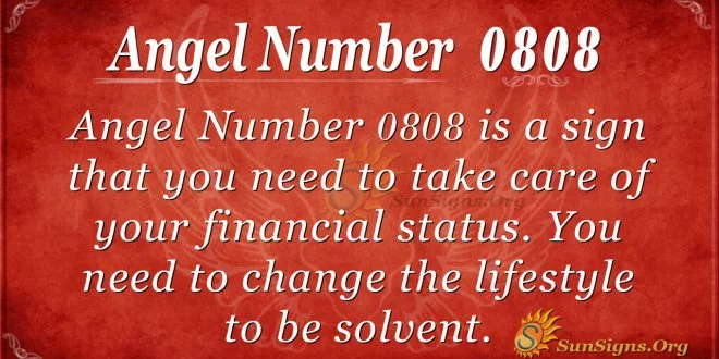 Angel Number 0808