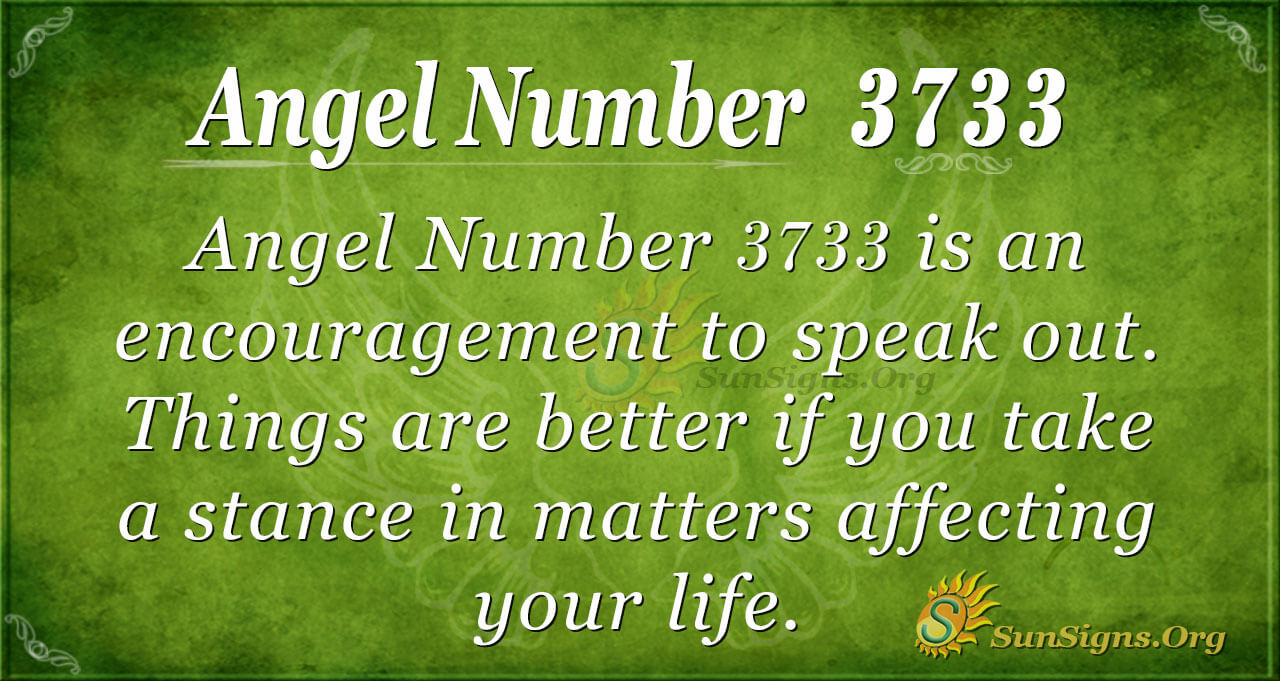 Angel Number 3733 Meaning: Speaking Out - SunSigns.Org