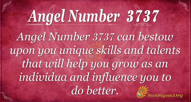 3737 angel number sun signs