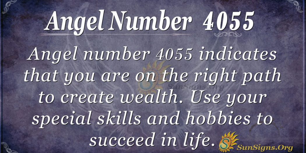 4055 angel number meaning