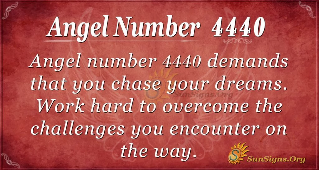 angel number 4440