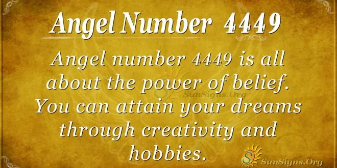 angel number 4449