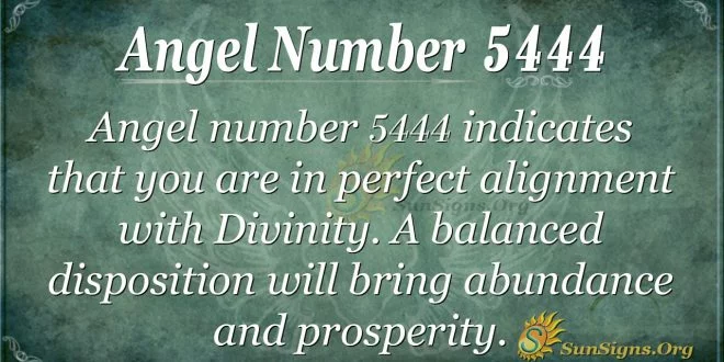 angel number 5444