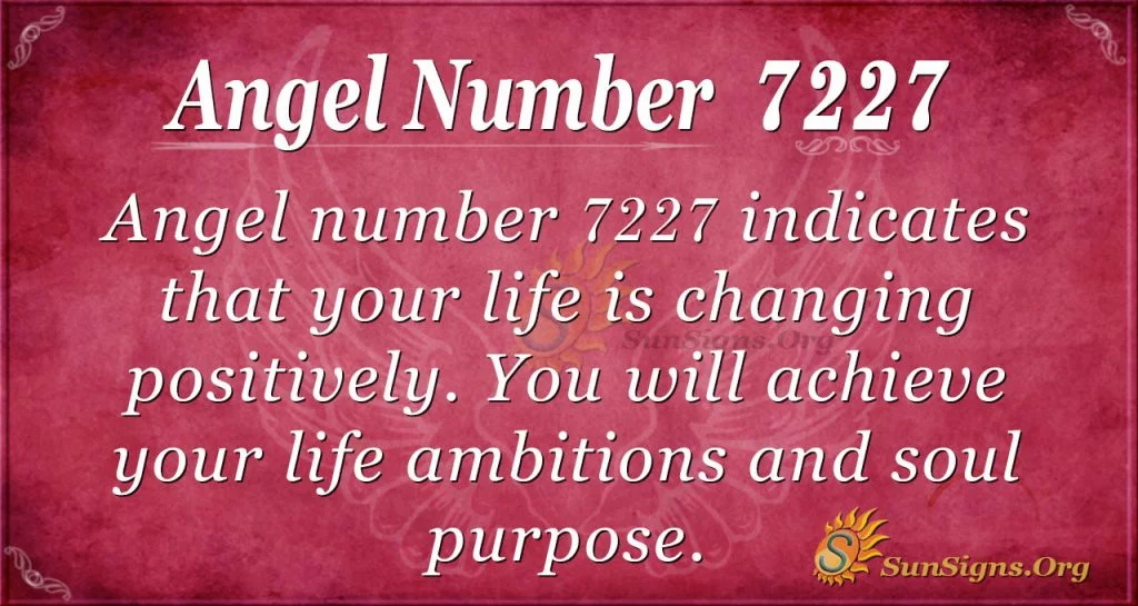 angel number 7227