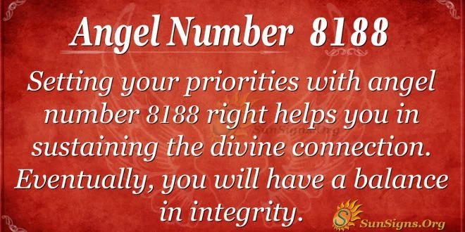 angel number 8188
