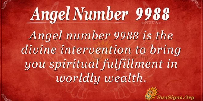 angel number 9988
