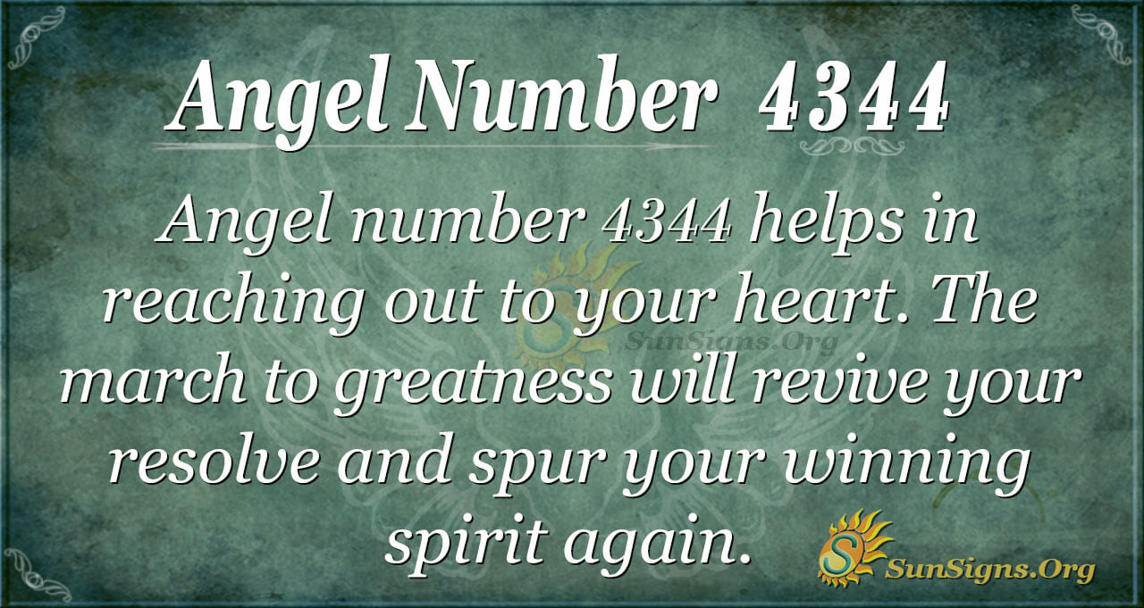 Angel Number 4344 Meaning: March to Greatness - SunSigns.Org