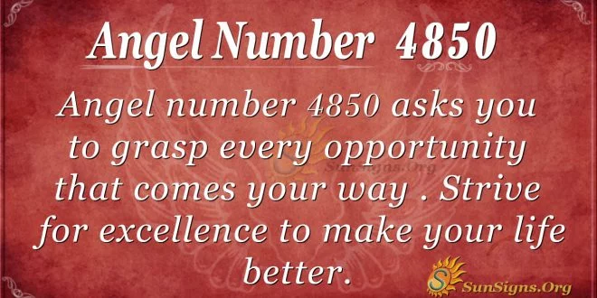 angel number 4850