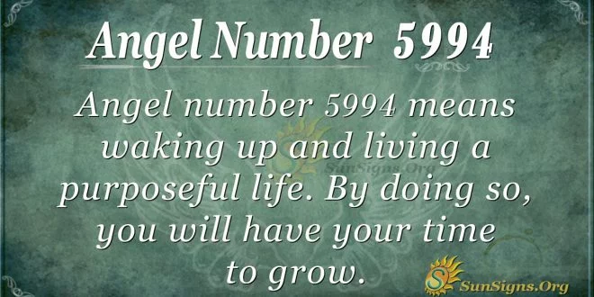 Angel Number 5994