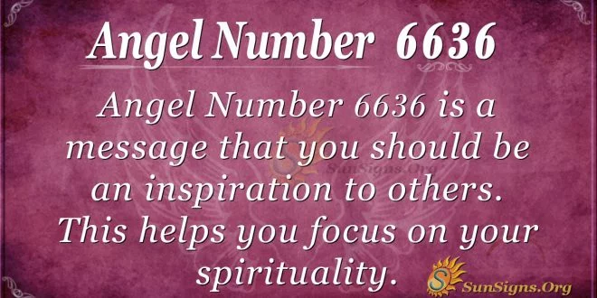 angel number 6636
