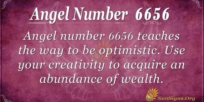 Angel Number 6656