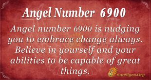 Angel Number 6900