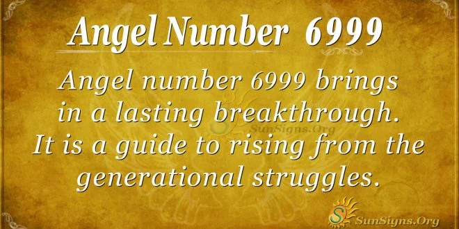 angel number 6999