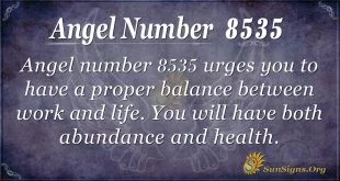 angel number 8535