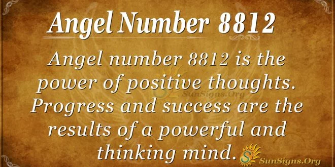 Angel Number 8812