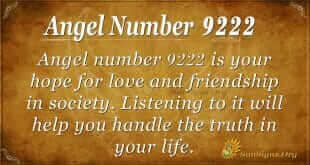 Angel Number 9222