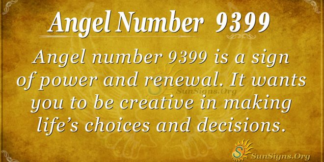 angel number 9399
